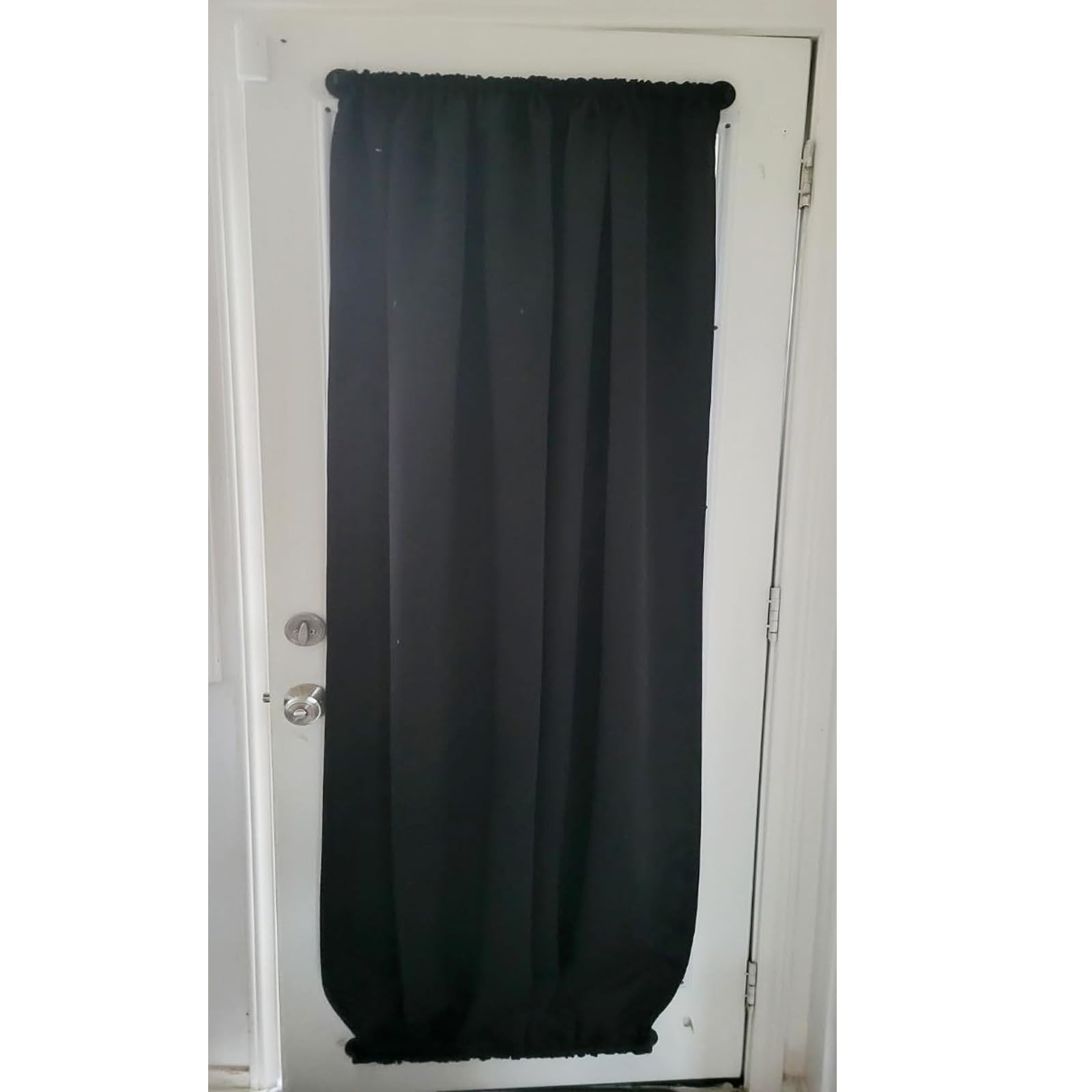16″-28″ Adjustable Length Magnetic Curtain Rod for Metal Door,Magnetic Window…