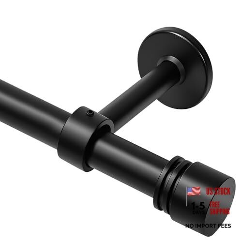 Heavy Duty Extra Long Curtain Rods 144-240 Inches, Adjustable for 32-240 Inches
