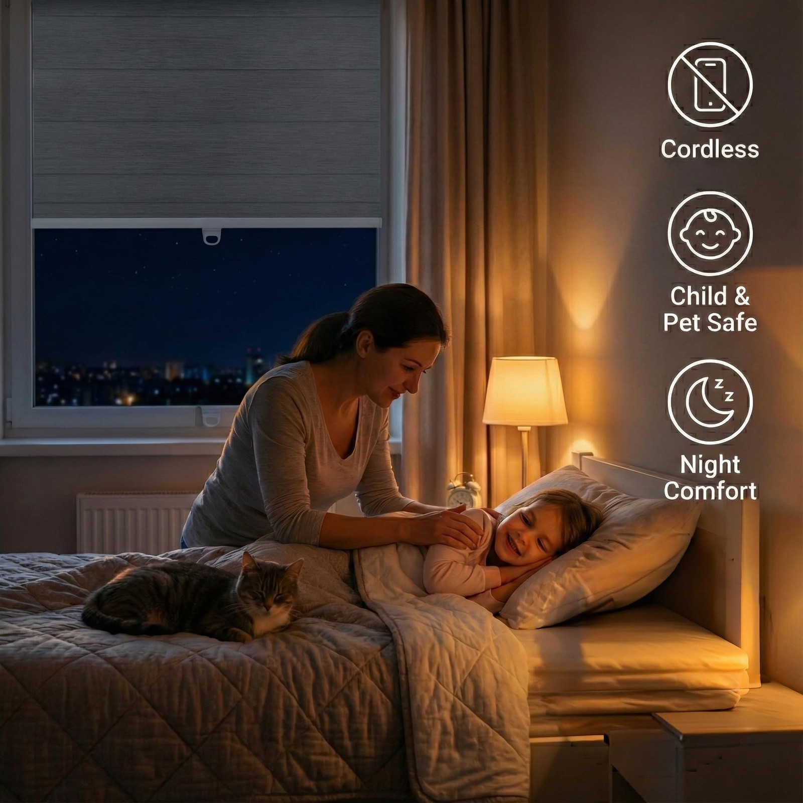Cordless Zebra Blinds – Light Filtering Dual-Layer Window Shades for Privacy …
