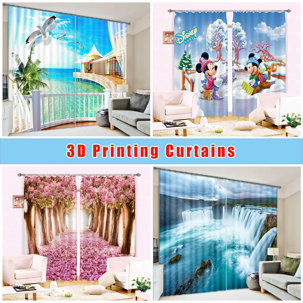 3D Flowers 357 Blockout Photo Curtain Printing Curtains Drapes Fabric Window AU