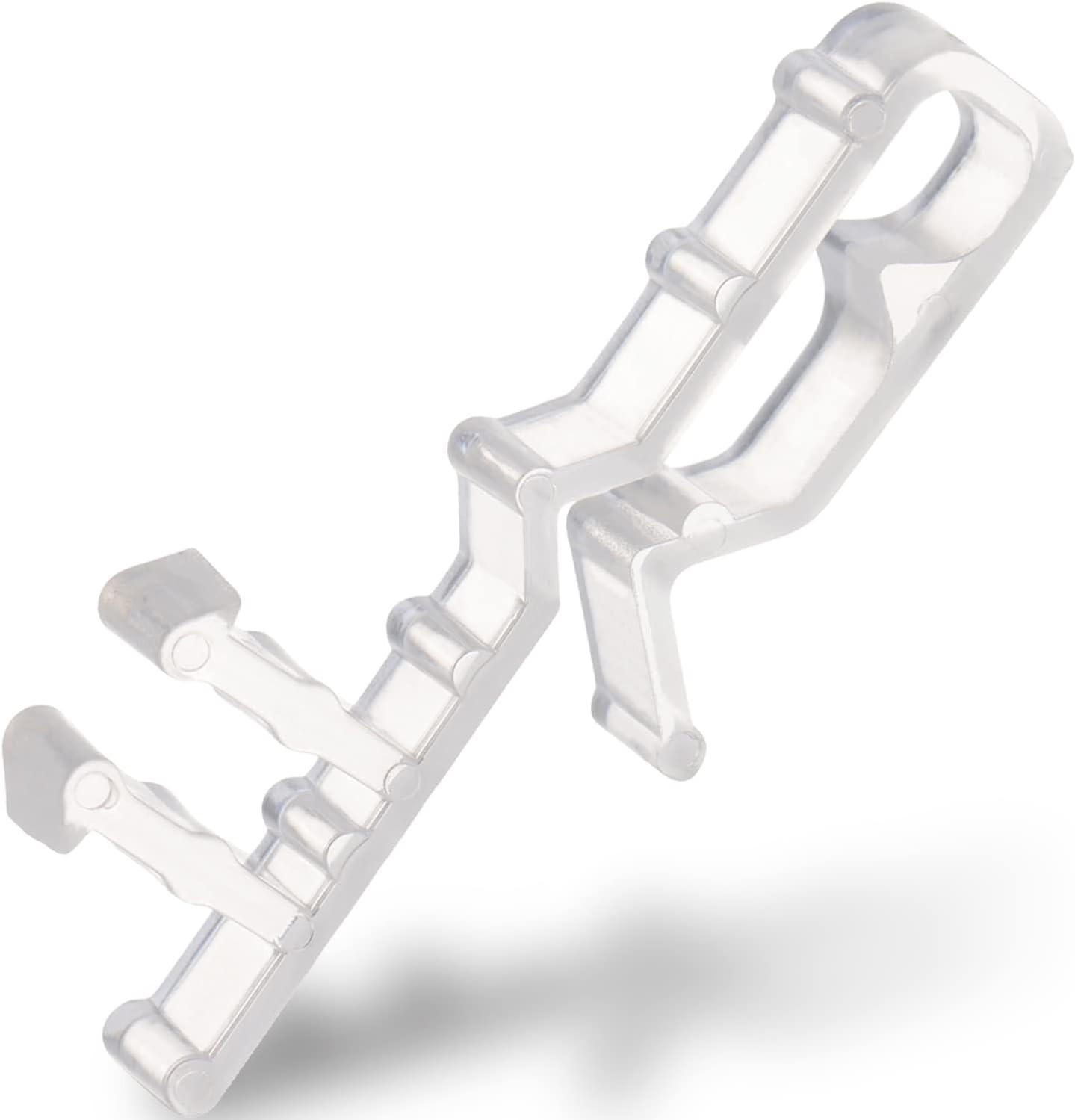 Valance Clips for Blinds 2 Inch Hidden Channel Window Blind Clips Clear Plastic