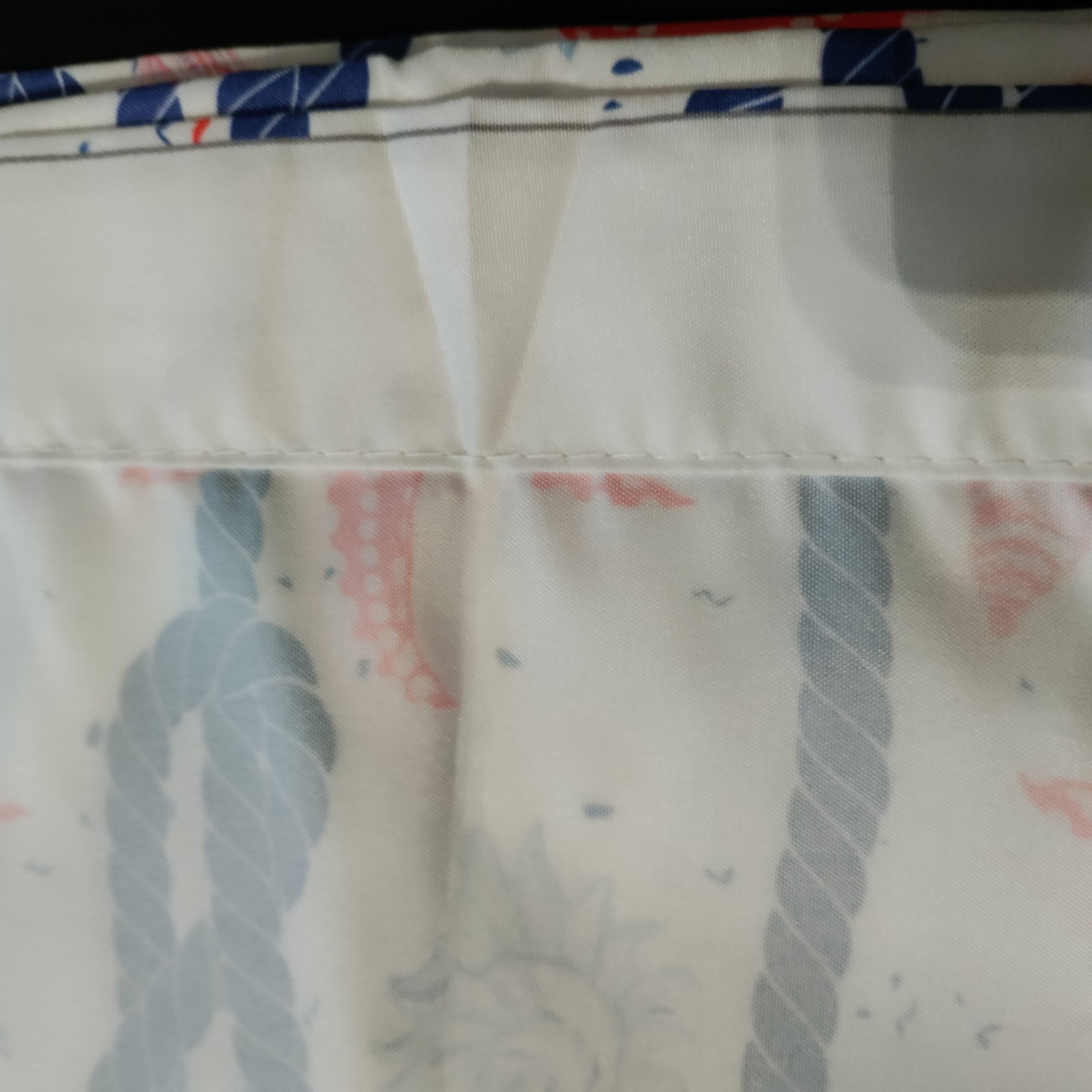 Seashell Window Curtains 2 Panel Set