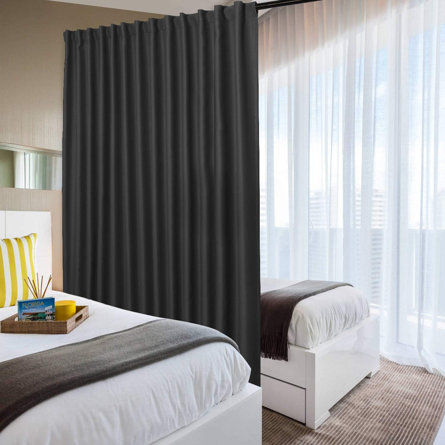 DWCN Patio Sliding Door Curtains – Extra Wide Curtains for Glass Door, Privacy