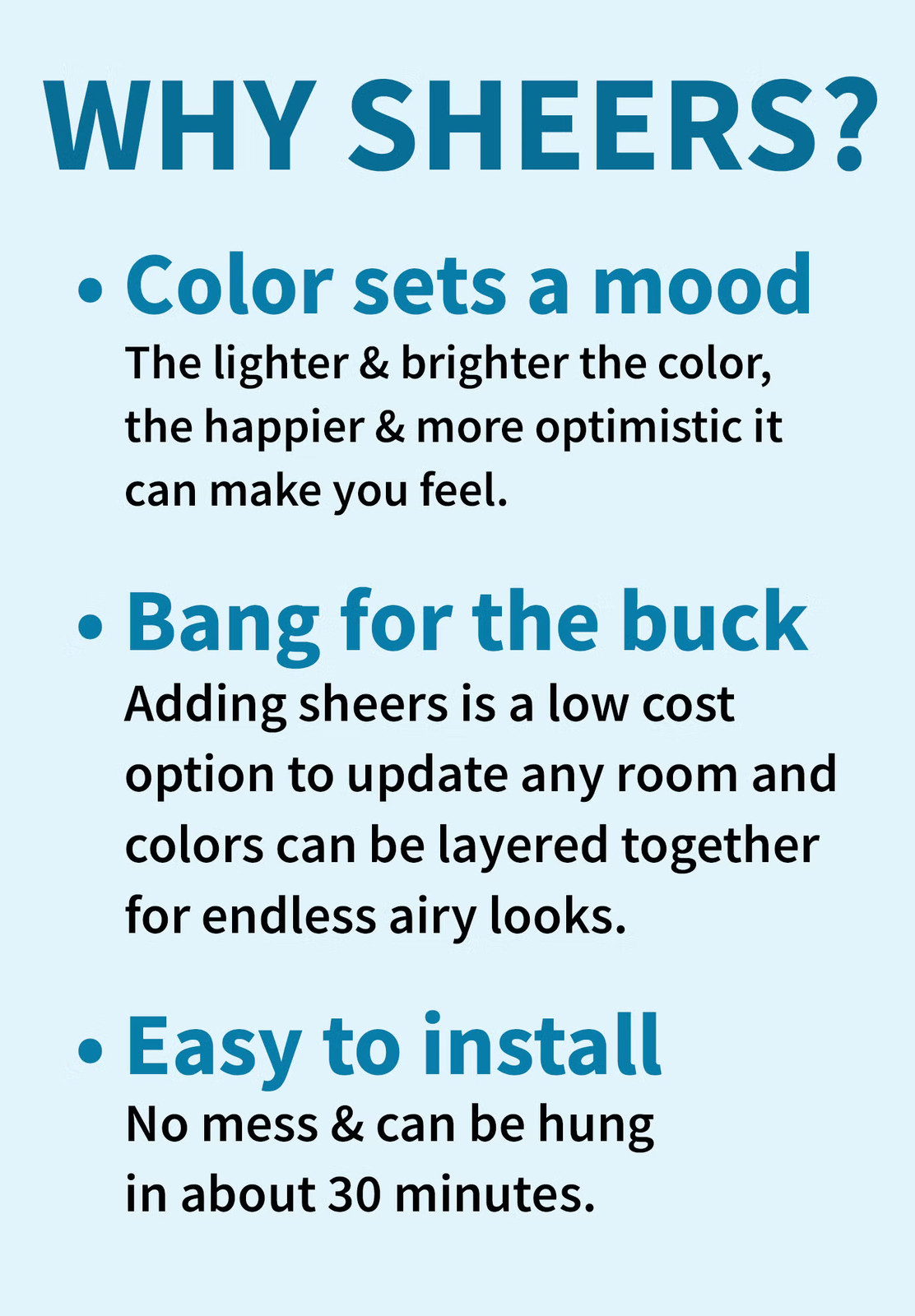 BrylaneHome BH Studio Sheer Voile Tie-Up Shade