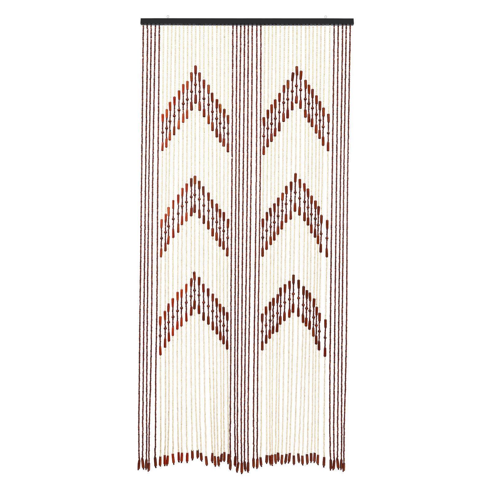Vintage Bamboo Door Curtain 52 Strands Curtain Beads Room Divider 190*90cm