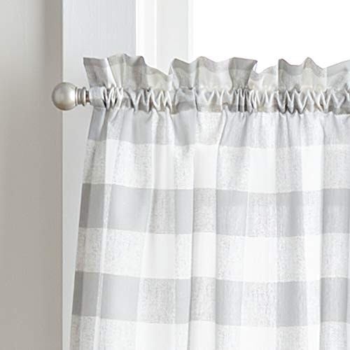 Country Modern Rustic Farmhouse Buffalo Check 28″W x 36″L (Pack of 3) Grey