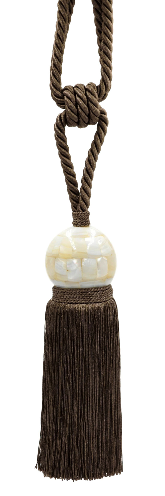 DÉCOPRO Mother Of Pearl Ball Tieback, Color# P07 [Sold Individually]