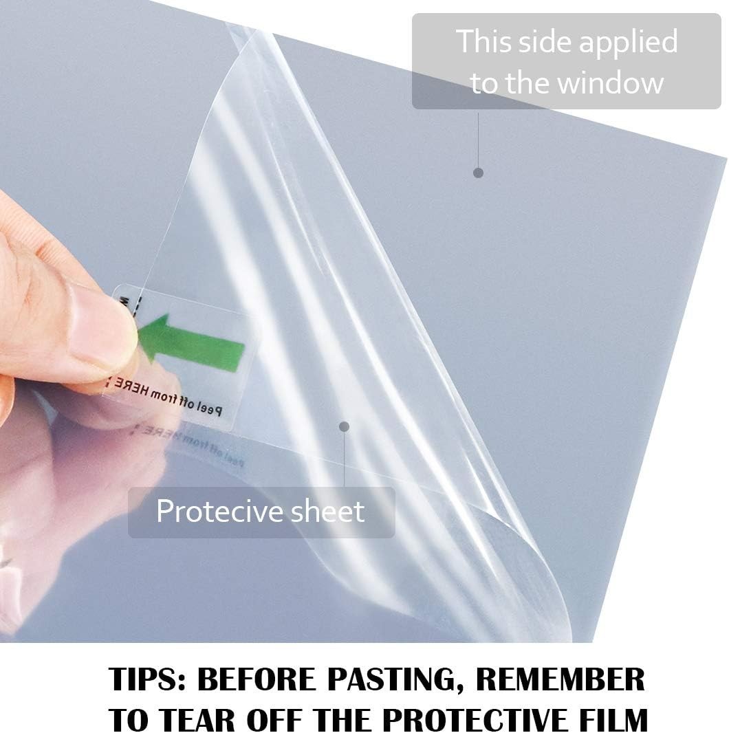 High-Quality UV Blocking Window Film with Anti-Scratch Surface, 17.5×6.5 Feet