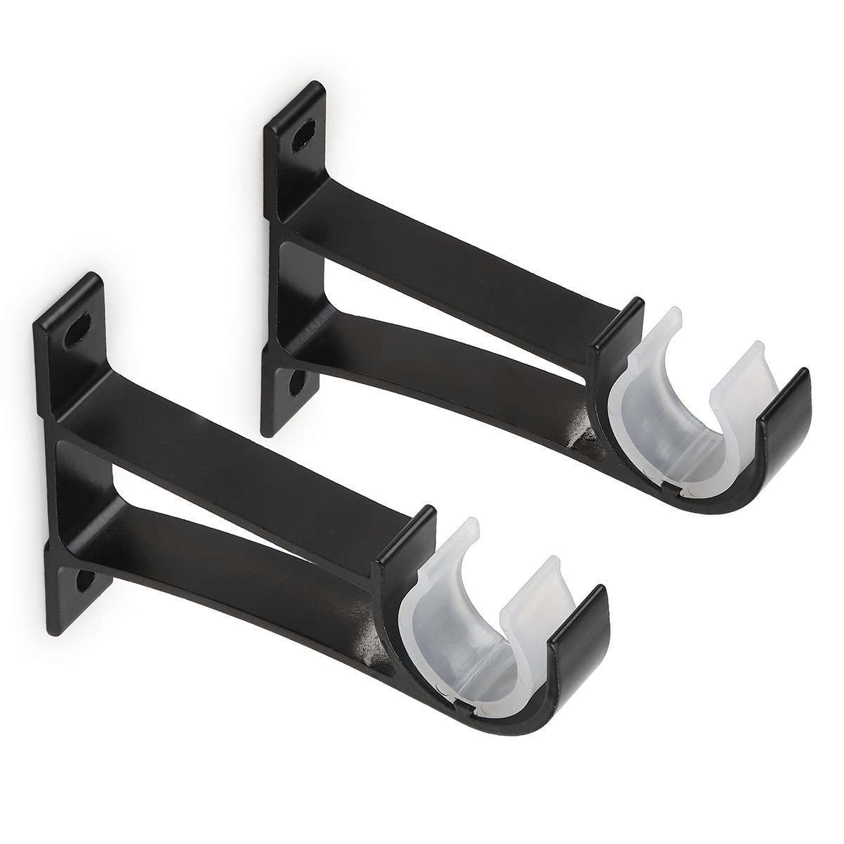 2/4/6 Curtain Pole Rod Brackets Window Holder Aluminum Alloy Heavy Duty Hardware