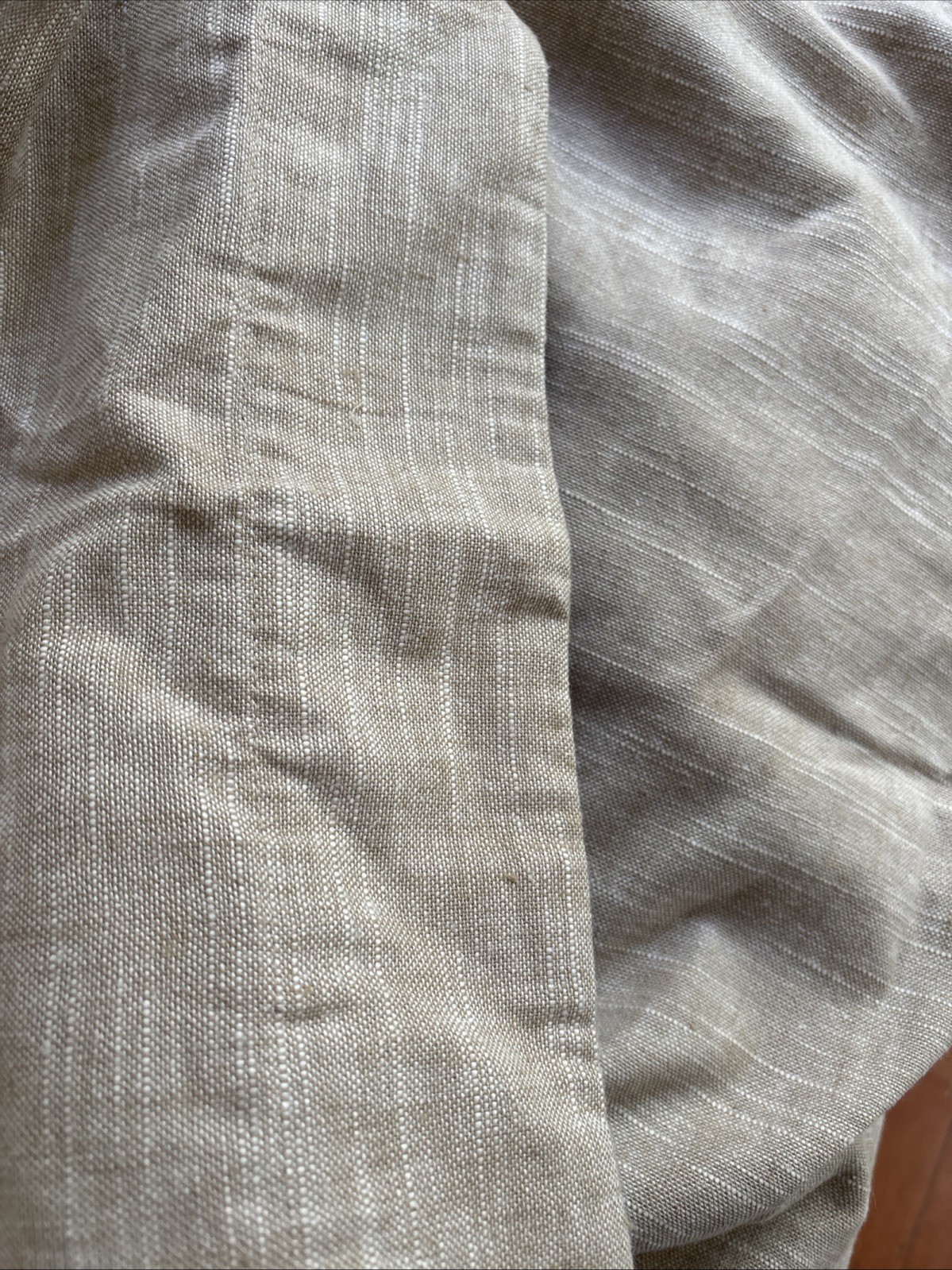 Pottery Barn Emery Linen Light Filtering Drapes Curtains Panels 48 X60” Oatmeal
