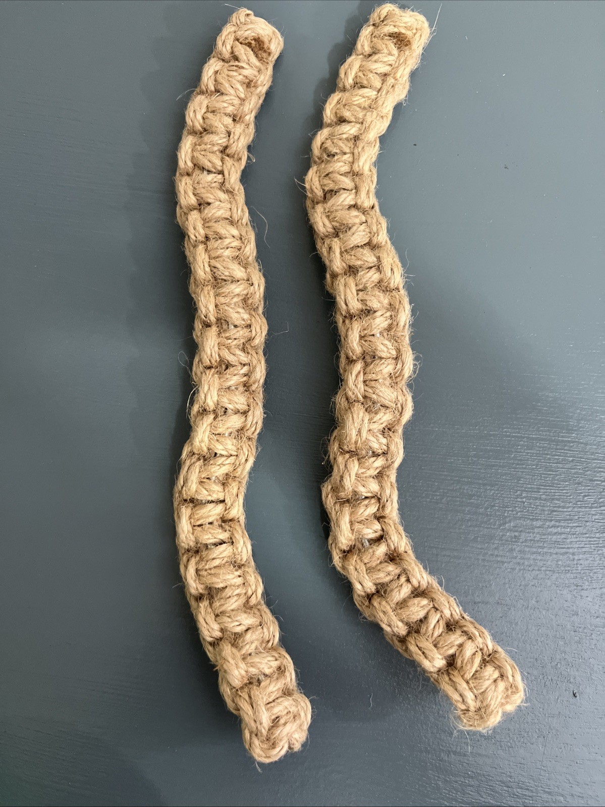 Curtain Tiebacks Twists Jute Rope Holder Clips 2 In Set Beige Adjustable