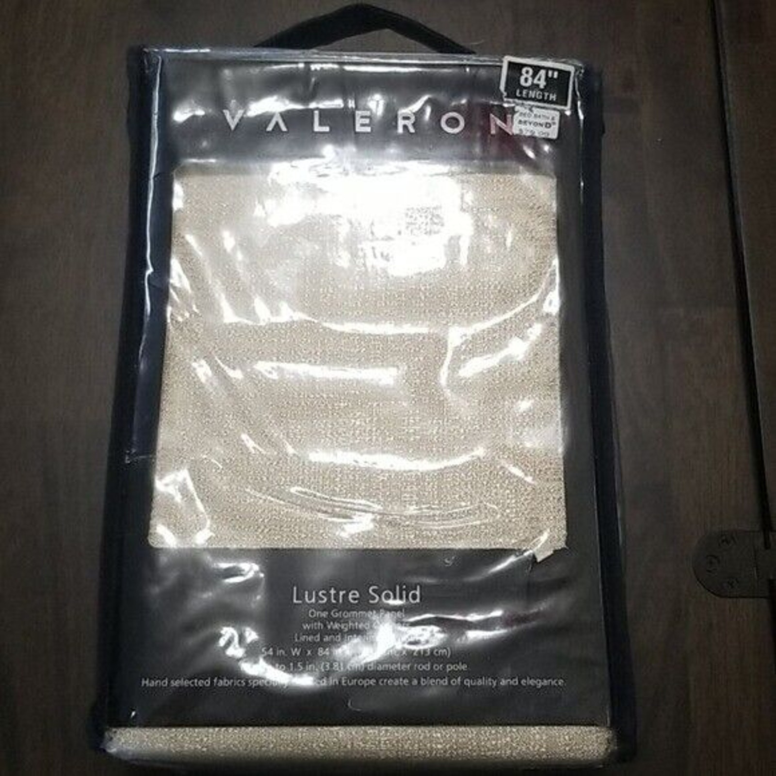 NEW Valeron Lustre Solid 84″ Curtains For Living Room Window Curtains NEW