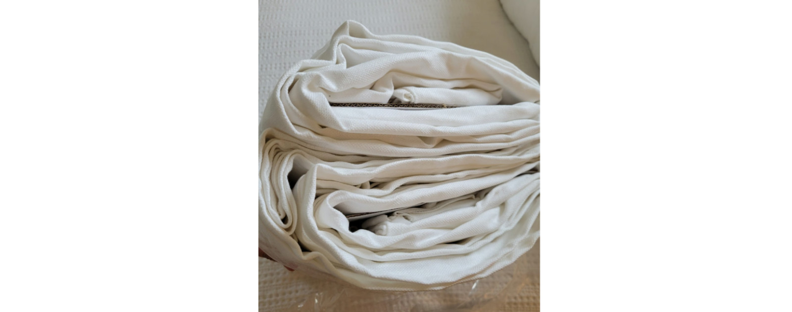2 Pottery Barn Broadway 100% Cotton Curtain Panels 100×108 White Unlined READ