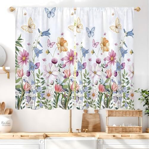 Watercolor Floral Spring 27.5″W x 39″L (Pack of 2) 01 Watercolor Floral