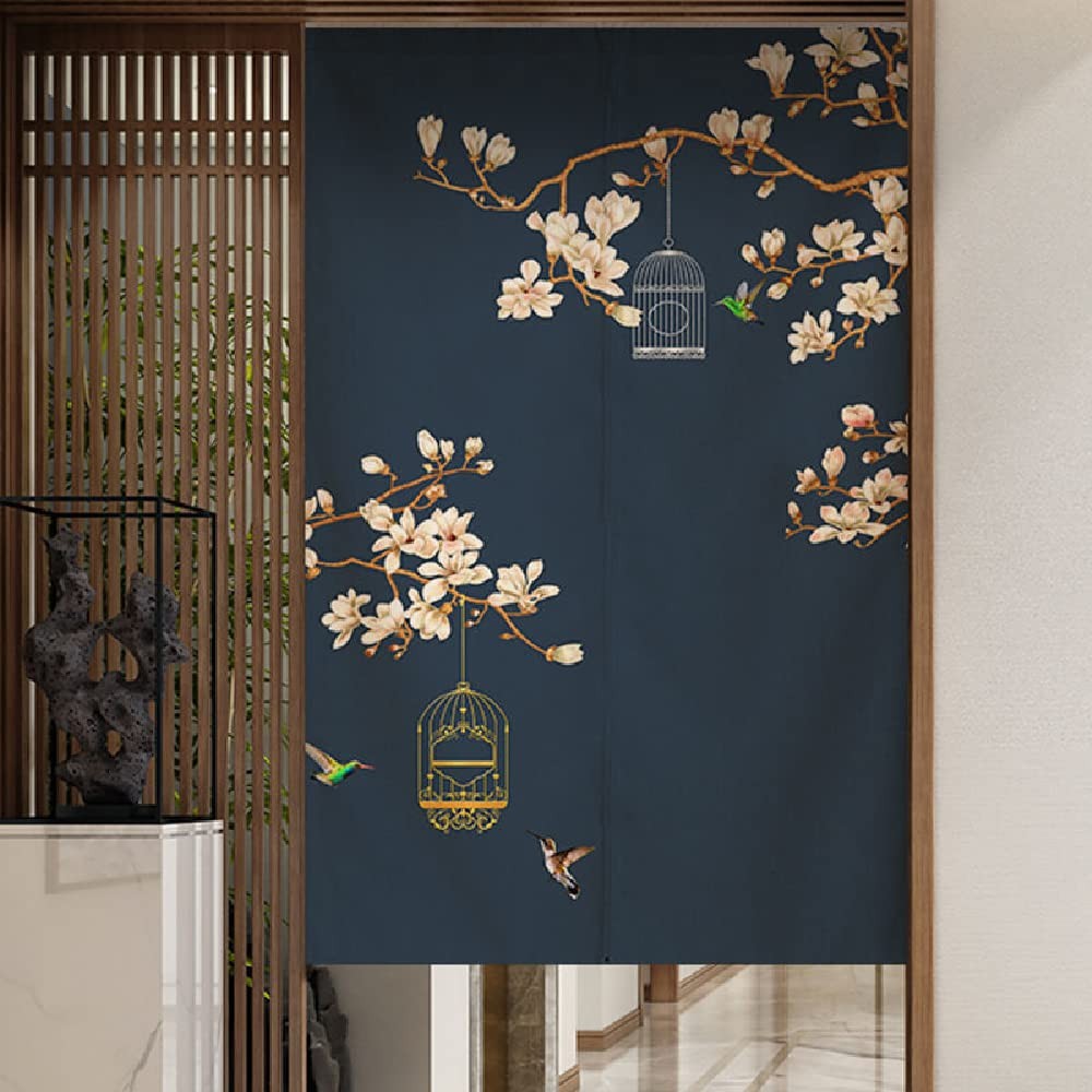 Japanese Style Door Curtain – Home Restaurant Kitchen Partition – Feng Shui Curt