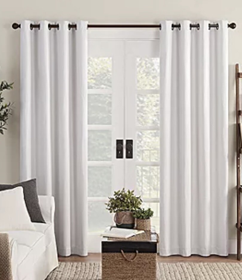 Eclipse Ambiance Texture Draft Stopper Energy Saving 100% Blackout Grommet 50×63
