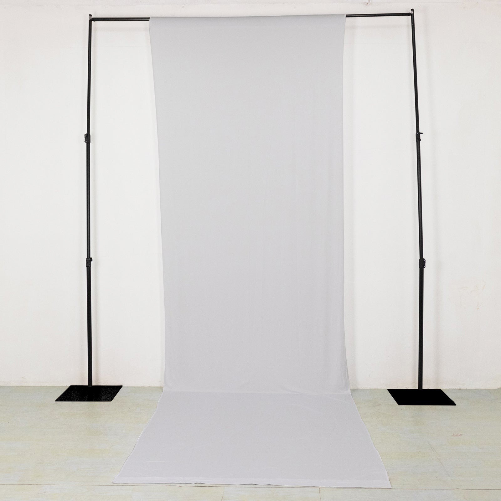 16 ft WHITE 4-Way Stretch Spandex Divider Backdrop Curtain Party Wedding