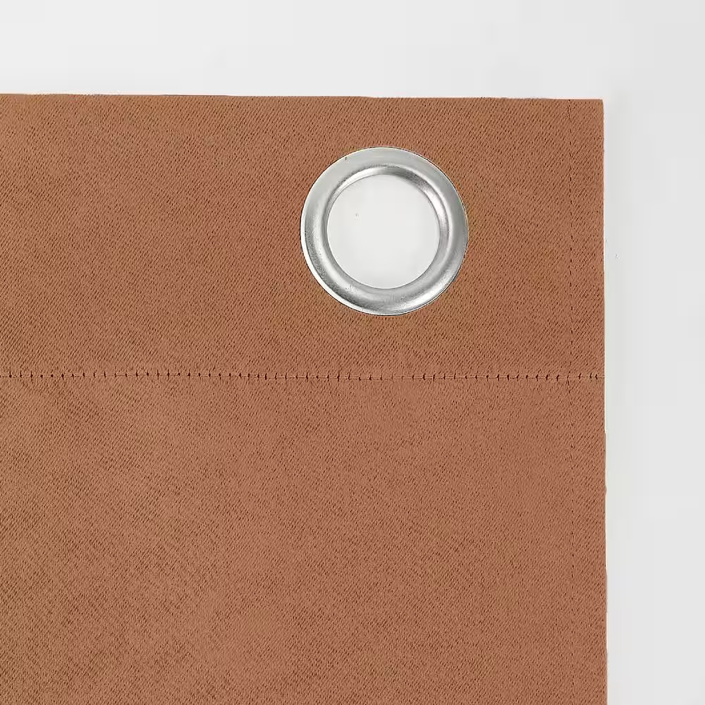 Gavin Energy Saving Sunbaked Brown Polyester 40 In. W X 84 In. L Grommet Blackou