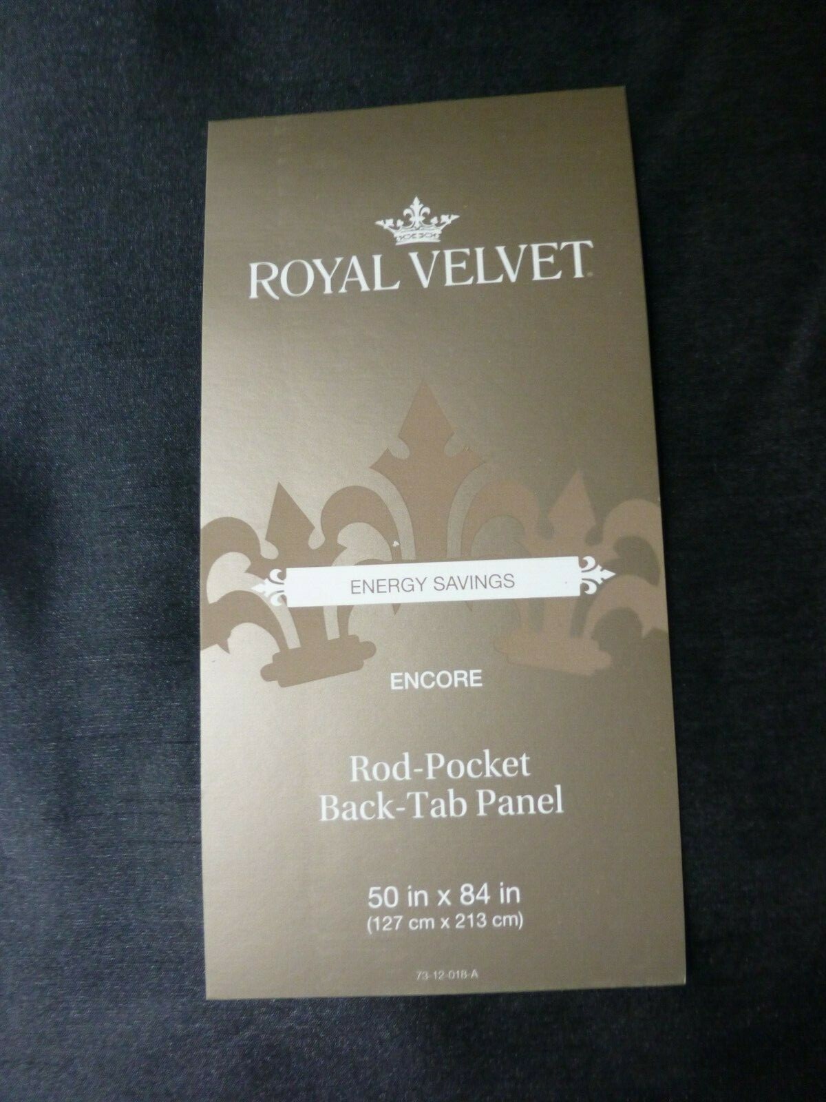 NEW JCP ROYAL VELVET ENCORE BACK TAB FLANNEL LINED PANEL 50″W X 84″ L $60 NEW
