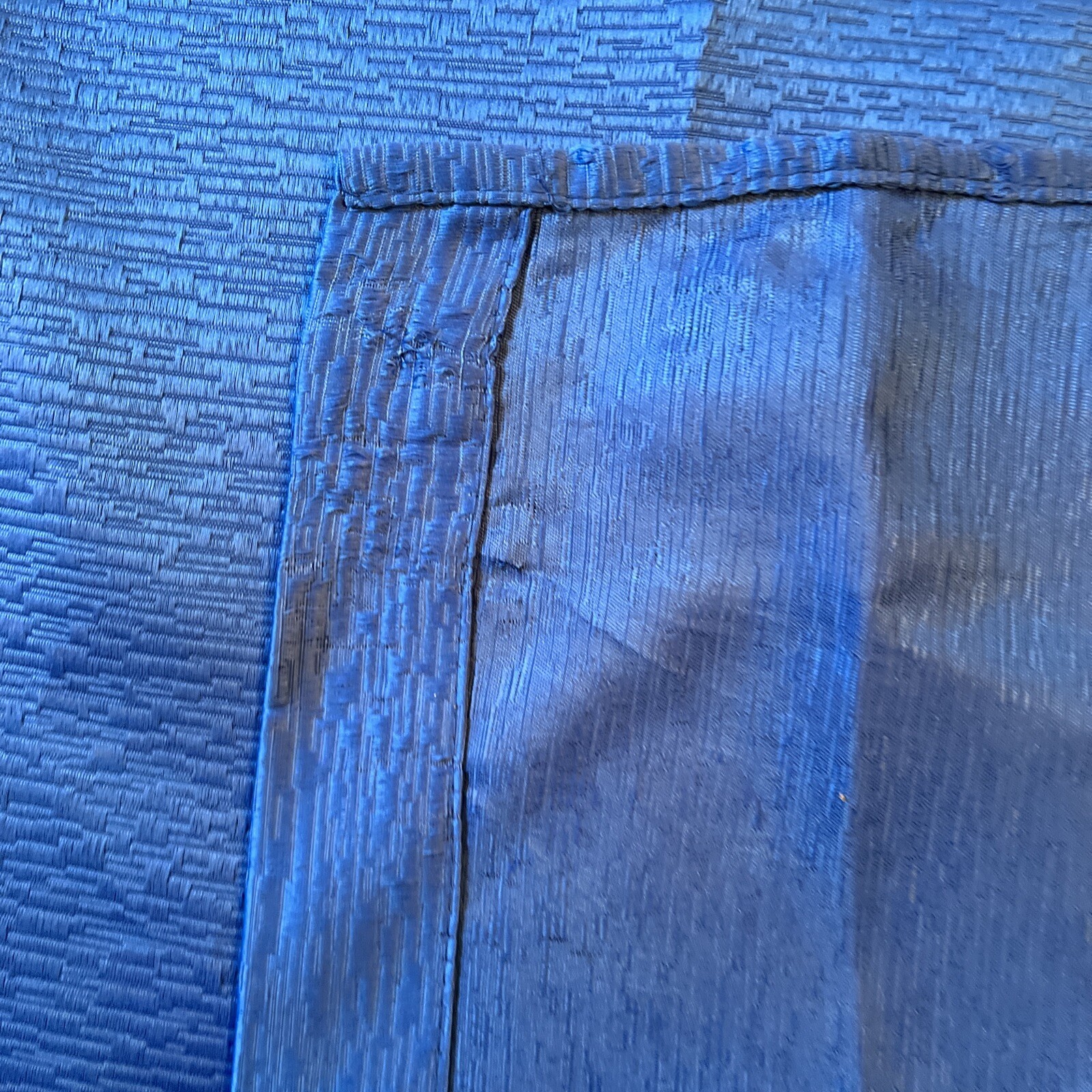 4 Panels Dark Blue lightweight Rod pocket curtain Panels 88”x54” each