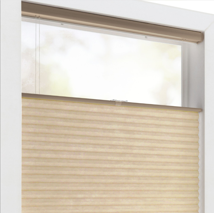 34 1/4″ X 72″ Fawn-White Drift Top Down Bottom Up Light Filtering Cellular Shade