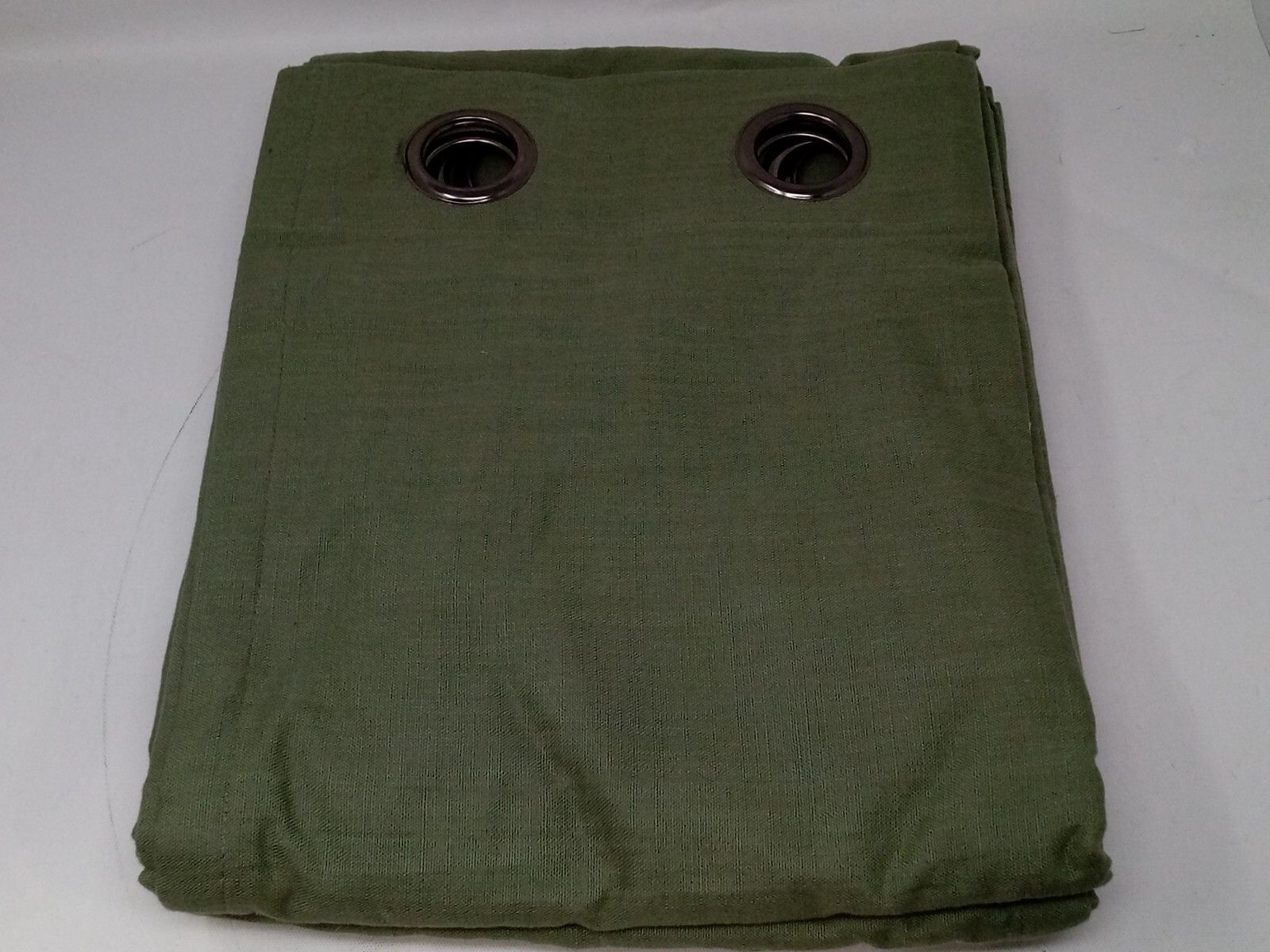 Elsie Linen I was made for you Look Sweet Grass grommet drapery panels 50″ x84″
