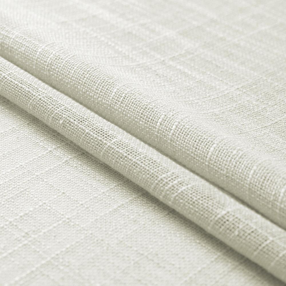 Rod Pocket Semi-Sheer Curtain Panels Set of 2 Linen Blend Fabric for Home Decor