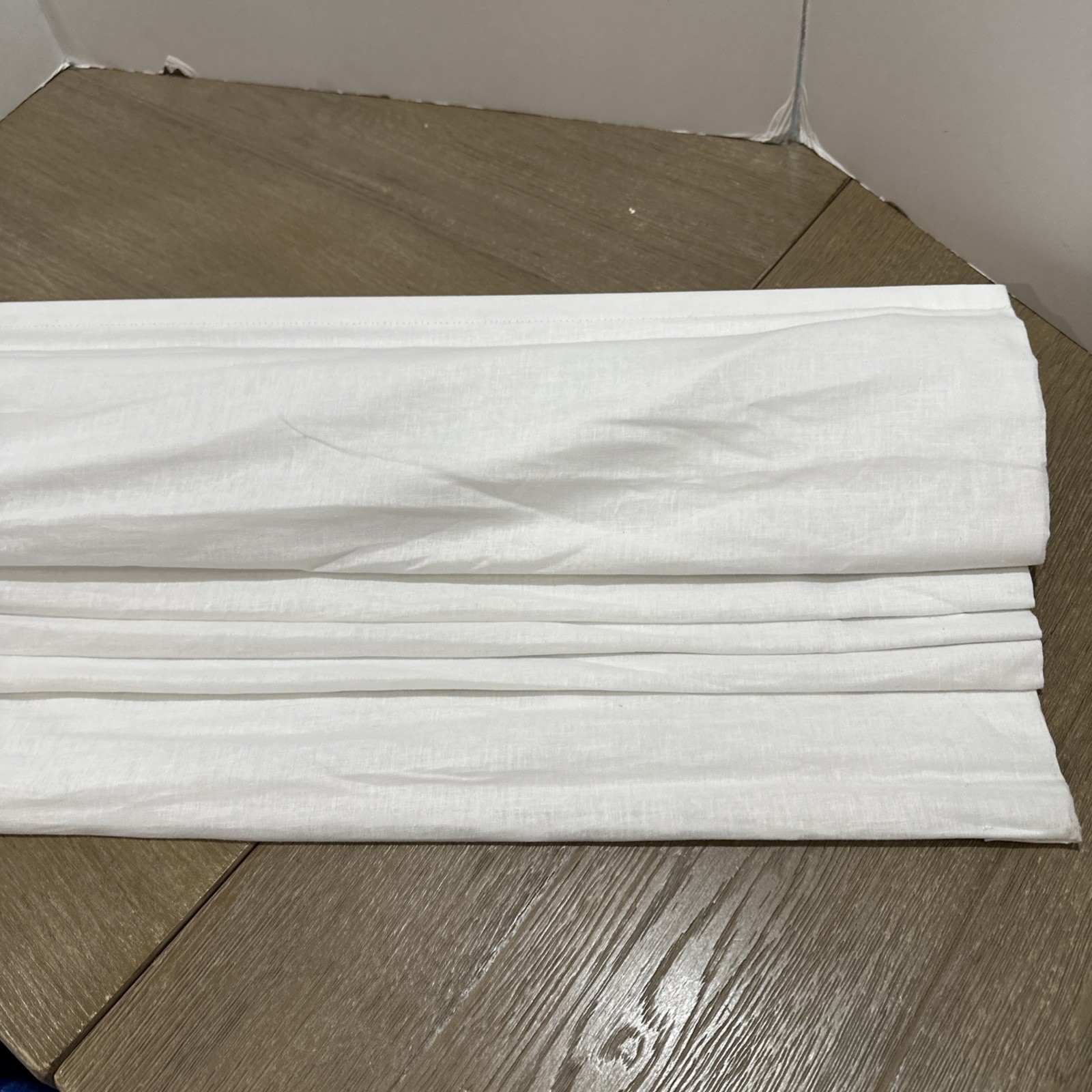 Pottery Barn Kids Linen Roman Shade white 44×64 Replacement Hardware