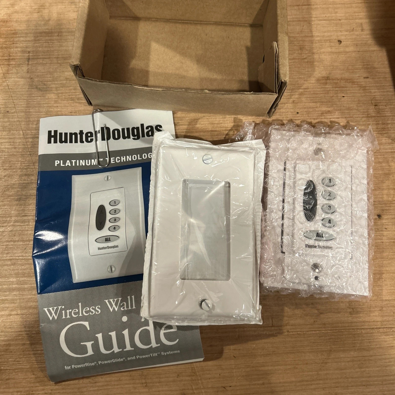 Hunter Douglas Platinum wireless wall switch remote 2986350000 1 101112 SK