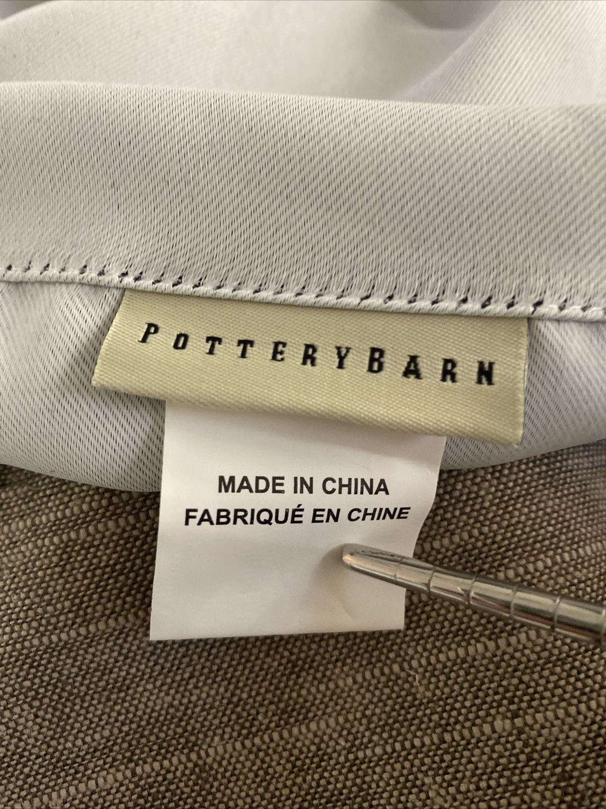 Pottery Barn 73% Linen 27% Cotton Blackout Curtain Panel 2813152 50×108 «AS IS»