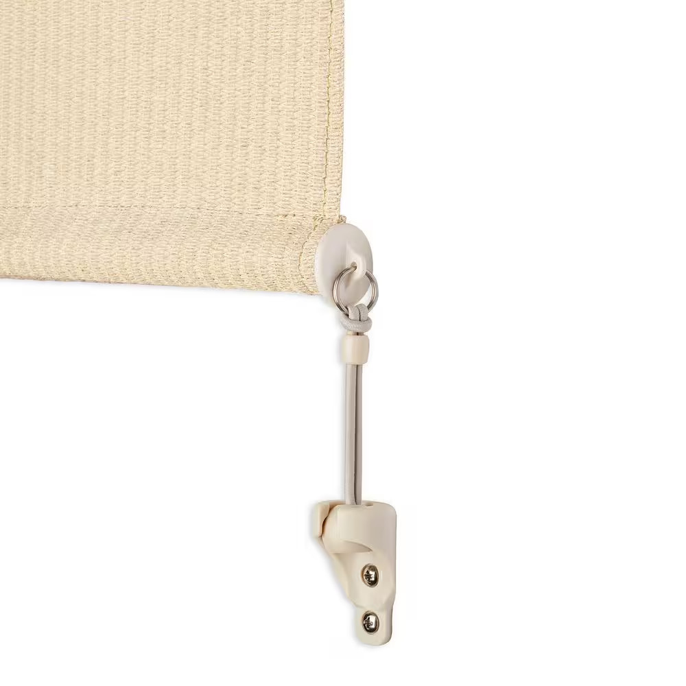 Sesame UV Blocking Fade Resistant Fabric Exterior Roller Shade 96 In. W X 72 In.