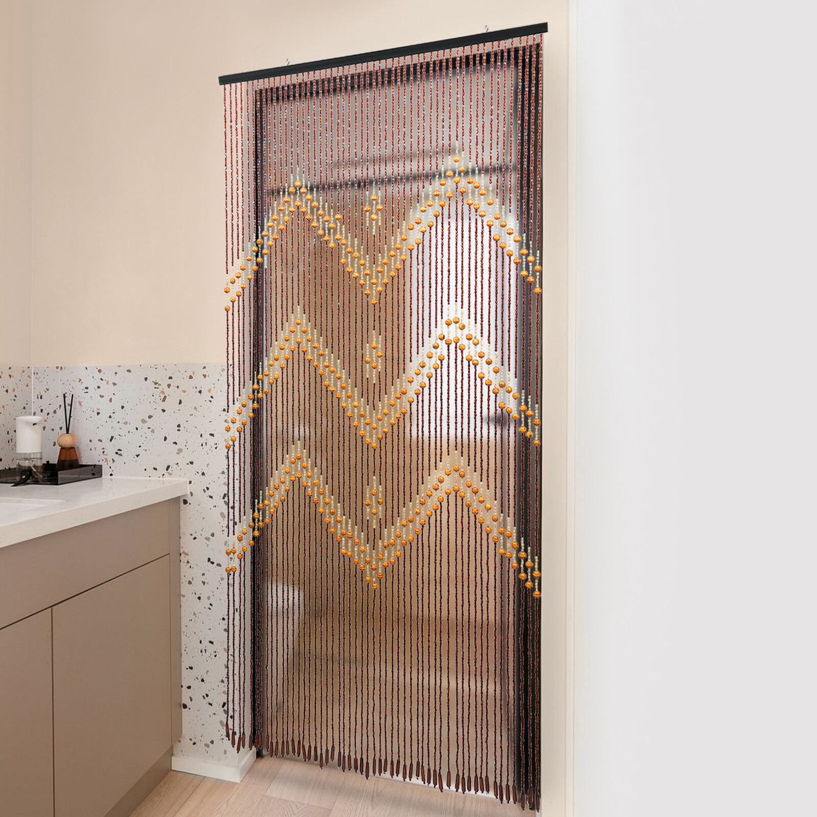 Natural Bamboo 52 Strands Handmade Curtain Beads Window Door Shoji Room Divider