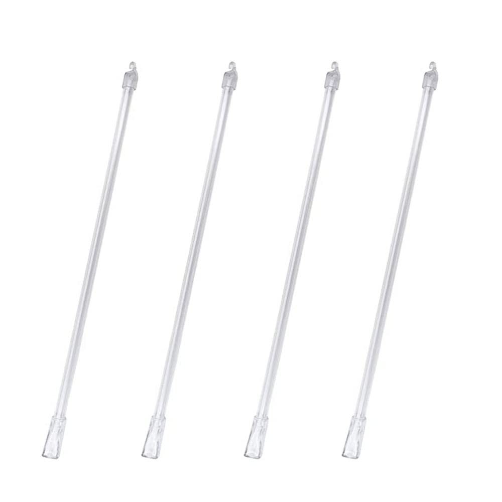 12inches Vertical Blinds Tilt Wand with Hooks and Handles PVC Material, Trans…
