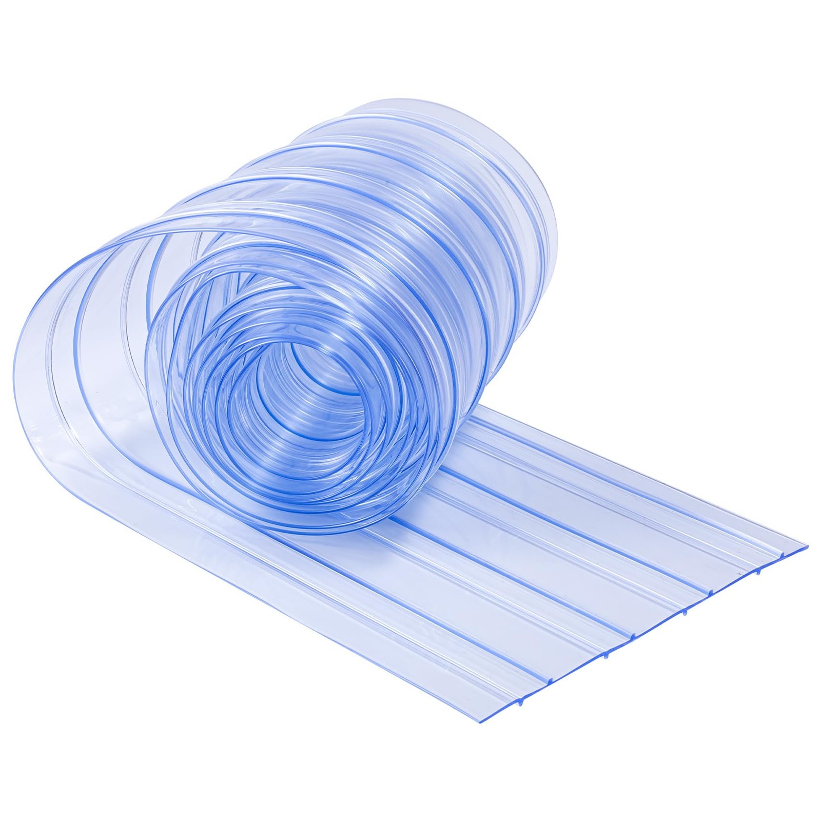 Commercial Freezer Curtain Replacement 8 Inch x 8 Feet PVC Clear Vinyl Door