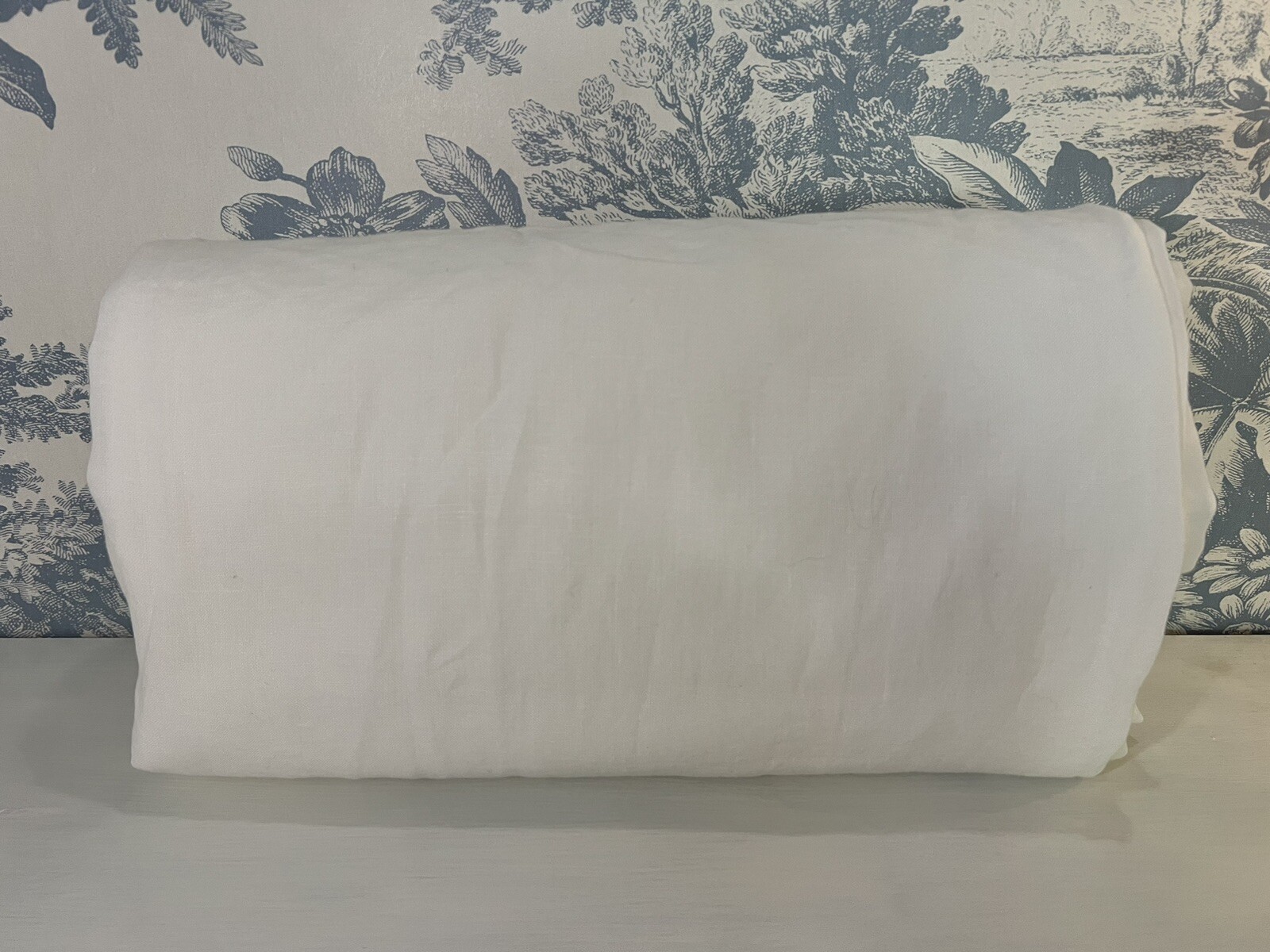 Pottery Barn Belgian Flax Linen Curtain-White (7798270)