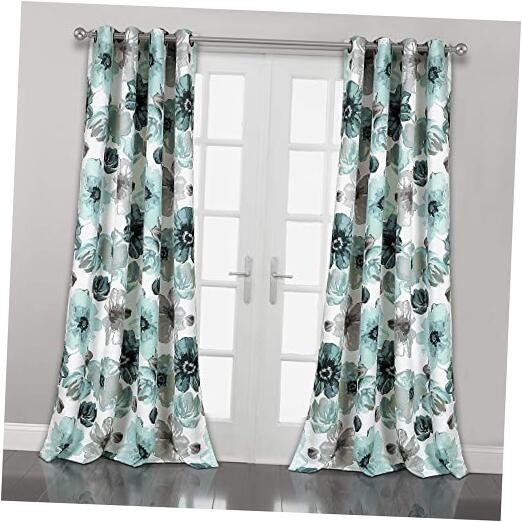Leah Window Curtain Panels, Pair, 52″W x 84″L (Pack of 2) Blue Light Filtering