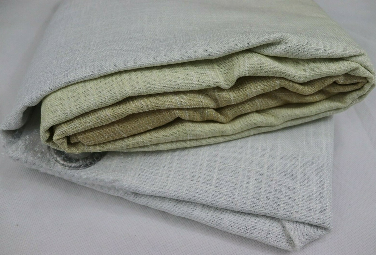 JCP Sullivan Ombre 50 x 108 Yellow Ivory Wheat Blackout Grommet Curtain Panel