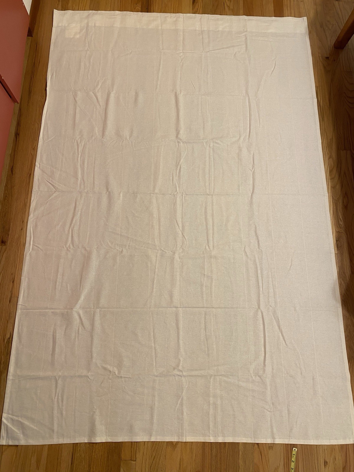 IKEA Lenda Curtains with Tie-Backs 55x84in Natural Beige 2 Panels Set