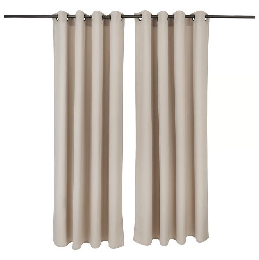 NEW Ikea Revlummer Brown Curtains 1 Pair (2 Panels) 55″ x 84″ 005.713.87 Solid D
