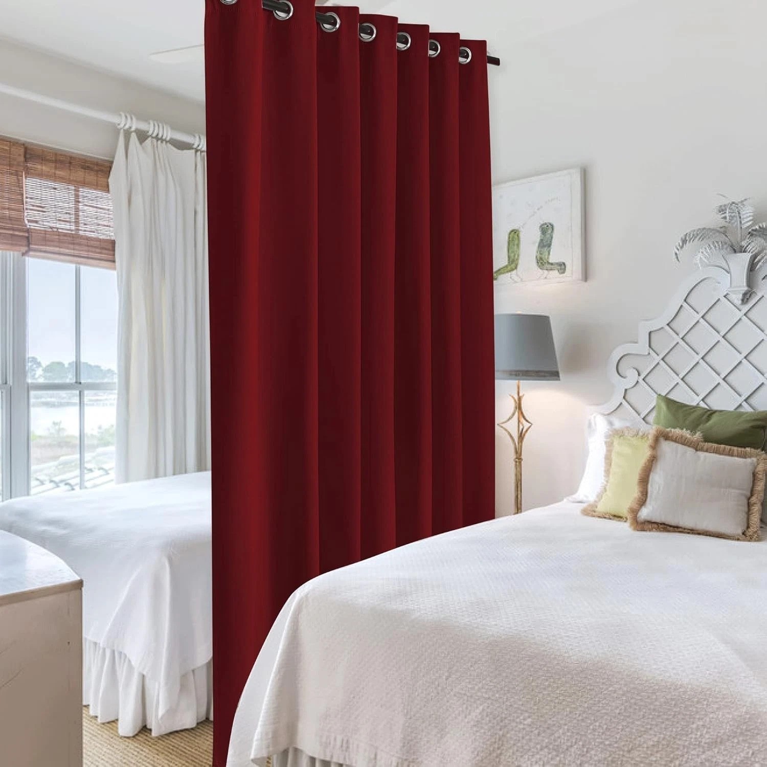 Blackout Room Divider Curtain, Soundproof Privacy Screen Curtains Partitions …
