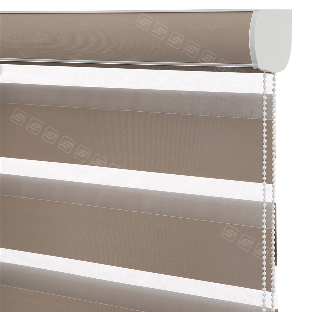 CUSTOM CUT Zebra Dual Day and Night Roller Blinds Horizontal Window Shade Blind