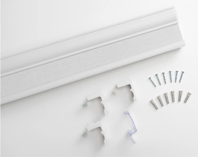 White Polyester 35 in.W x 72 in.L Light Filtering Cordless POSH Honeycomb Shade