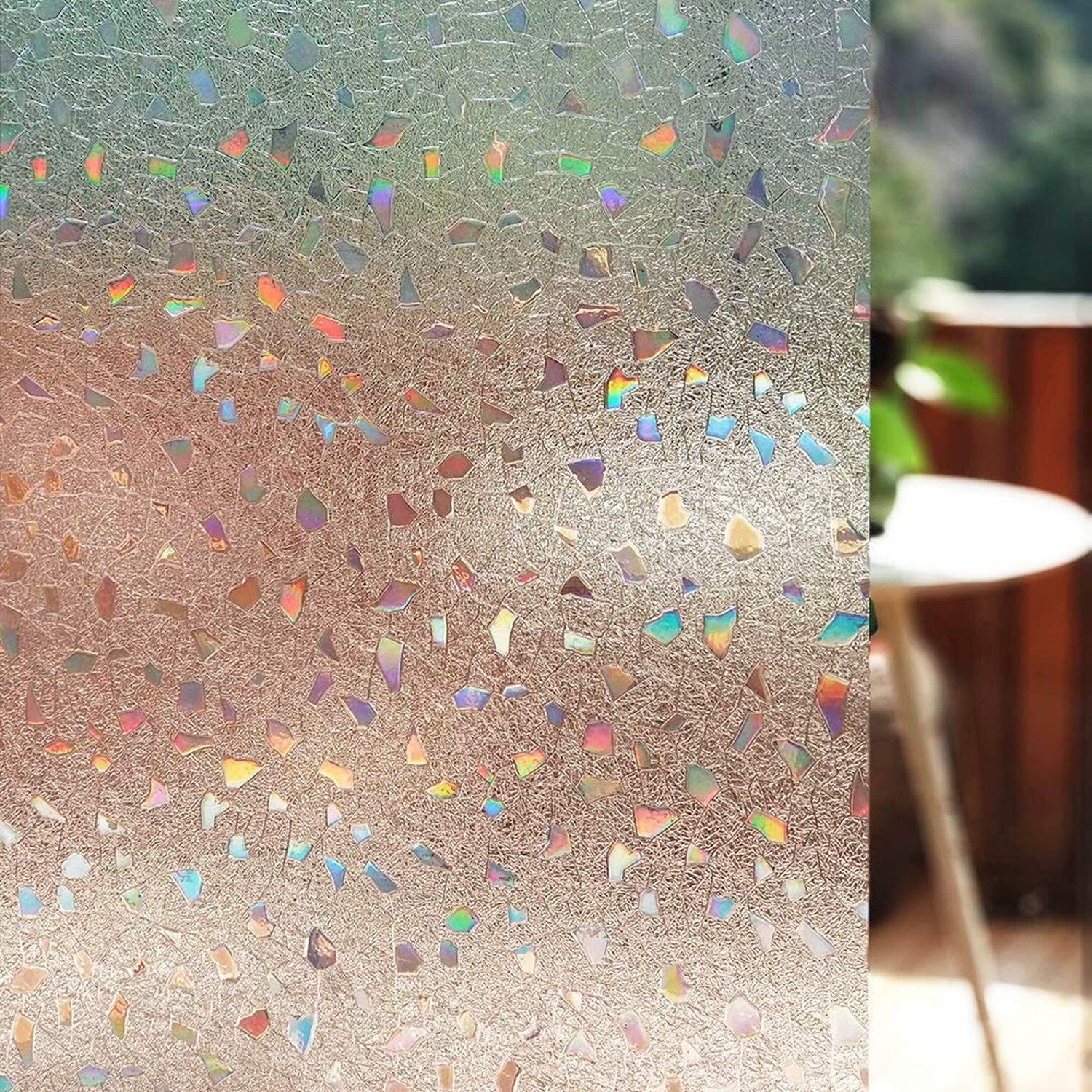 LEMON CLOUD Decorative Window Film, Stained Window Privacy Film, Frosted Glas…