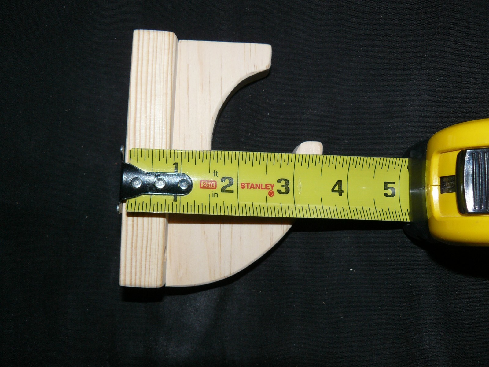Small 1 1/2 inch Front Niche Rod Holder