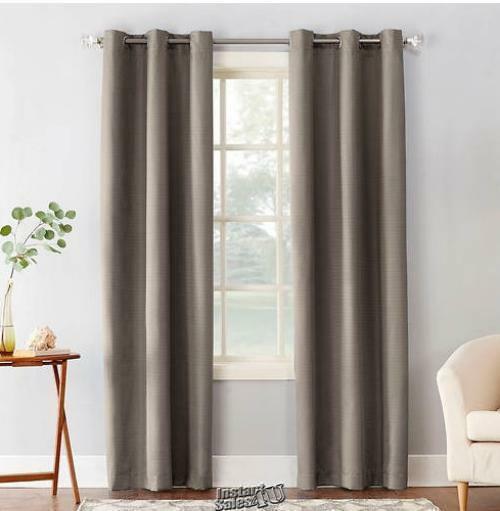 Sun Zero Solid Foam-Back Panels Mocha 80″W x 84″L