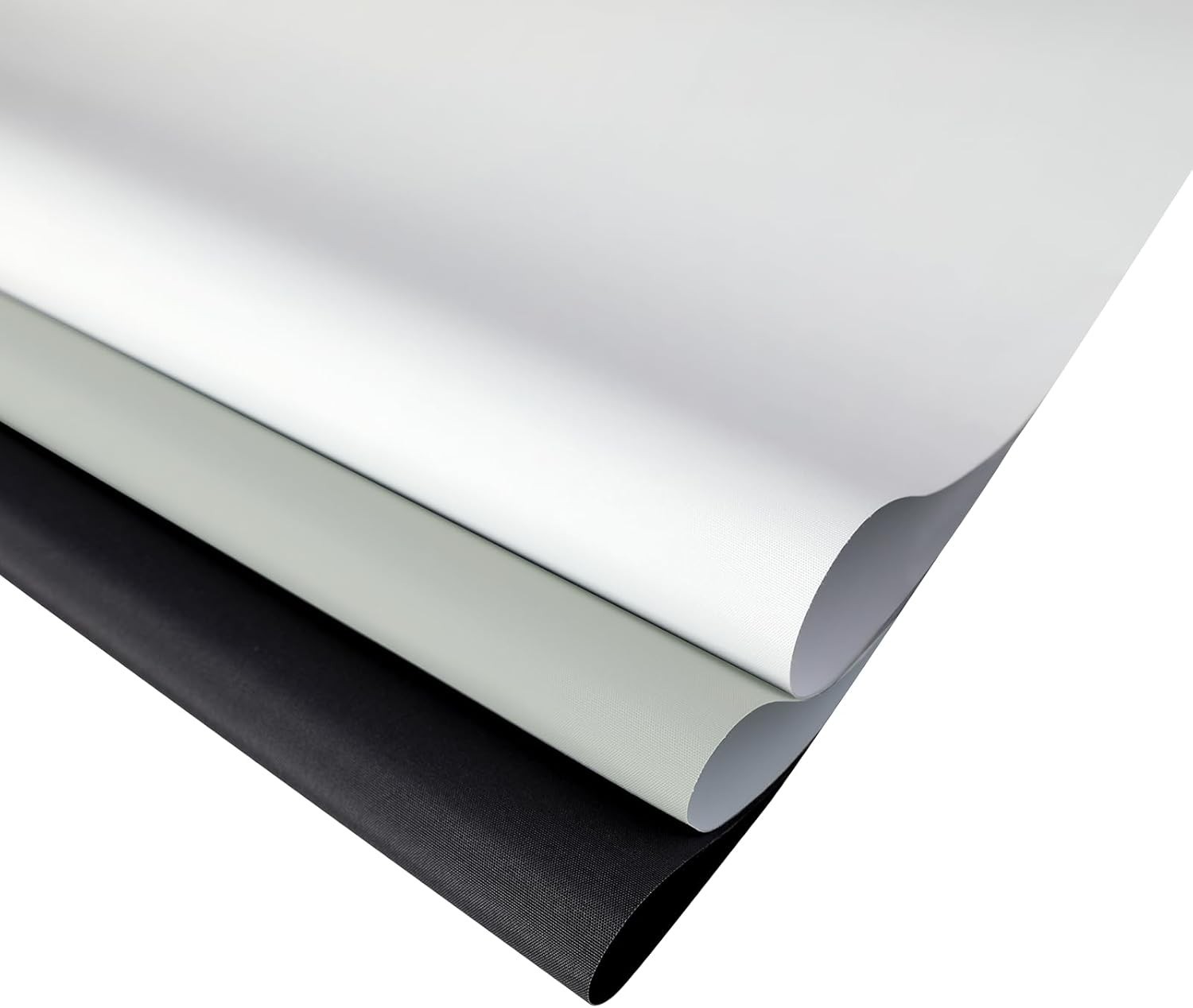 HOMEBOX 100% Blackout Cordless Roller Window Shades, WHITE, 24in W x 72in L