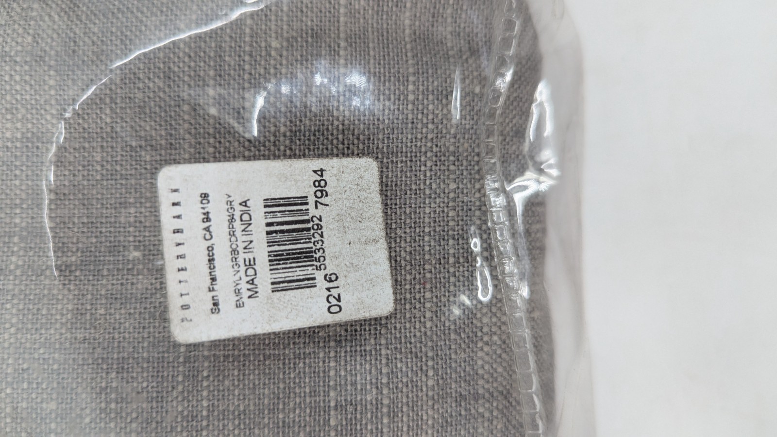 Pottery Barn Emery Linen Blackout Grommet Curtain Panels 50×84″ Gray SET of 2
