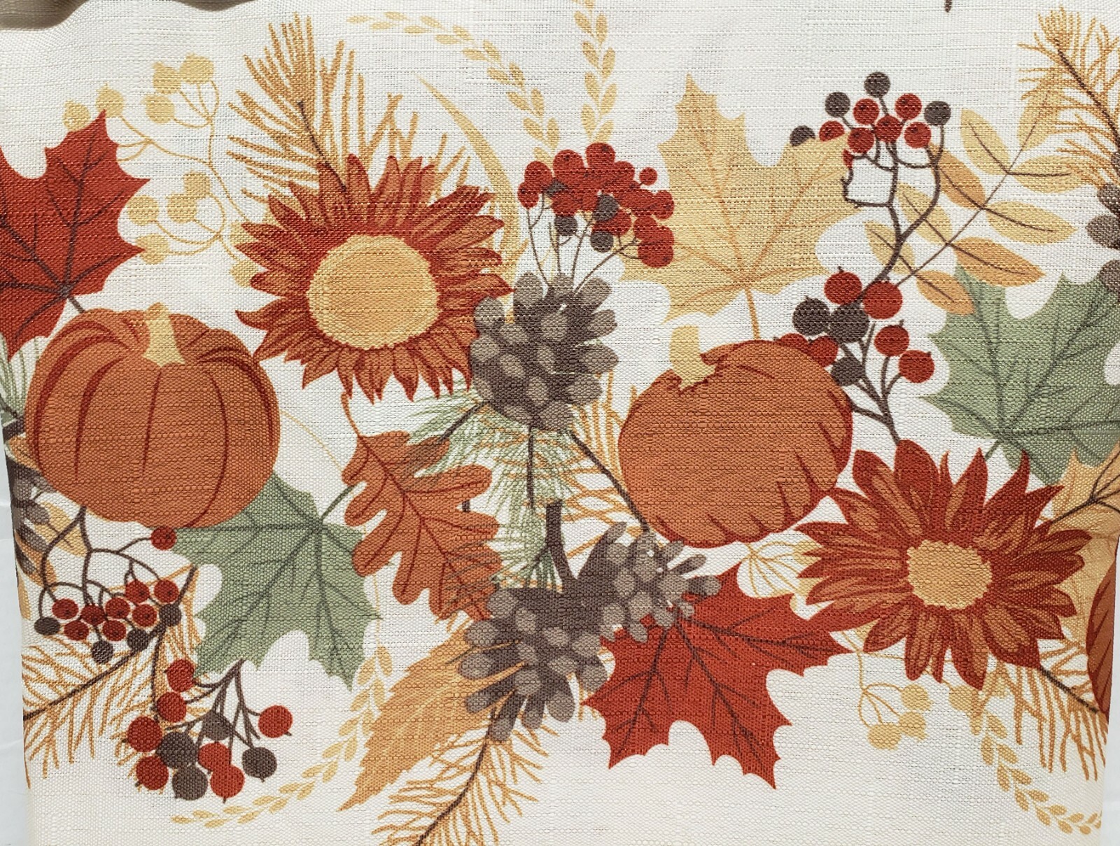 3pc Curtains Set:2 Tiers(27″x36″) &Valance(54″x15″) ELEGANT AUTUMN, FALL,Sunrise