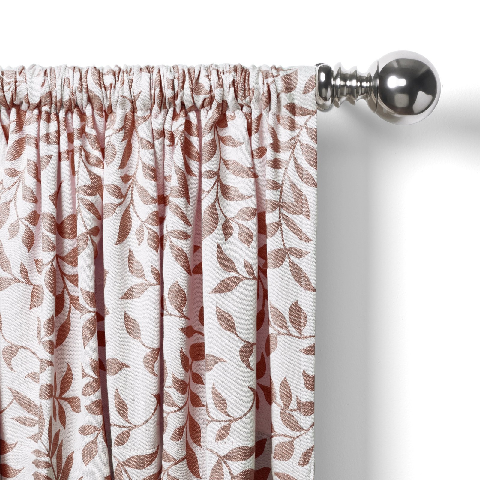 Home Fashions Serene Woven Floral Leaf Jacquard Kitchen/Café/Bathroom Window …