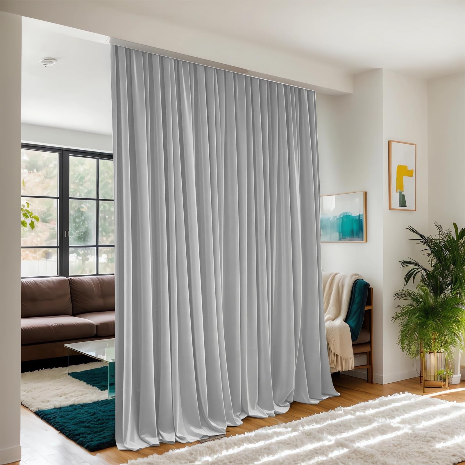 Grichril Floor To Ceiling Curtains For Wall Ceiling – Divider